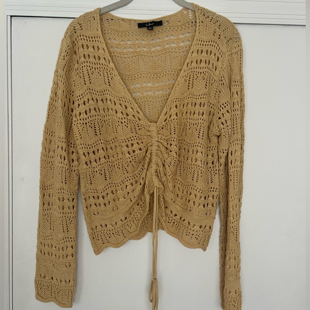 Crochet Ruched Front Top - Never worn!!